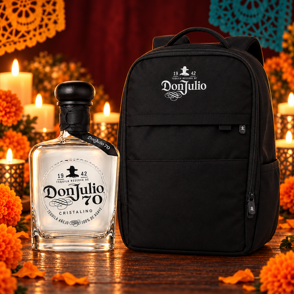Pack Don Julio 70 Cristalino 700 ml con Mochila
