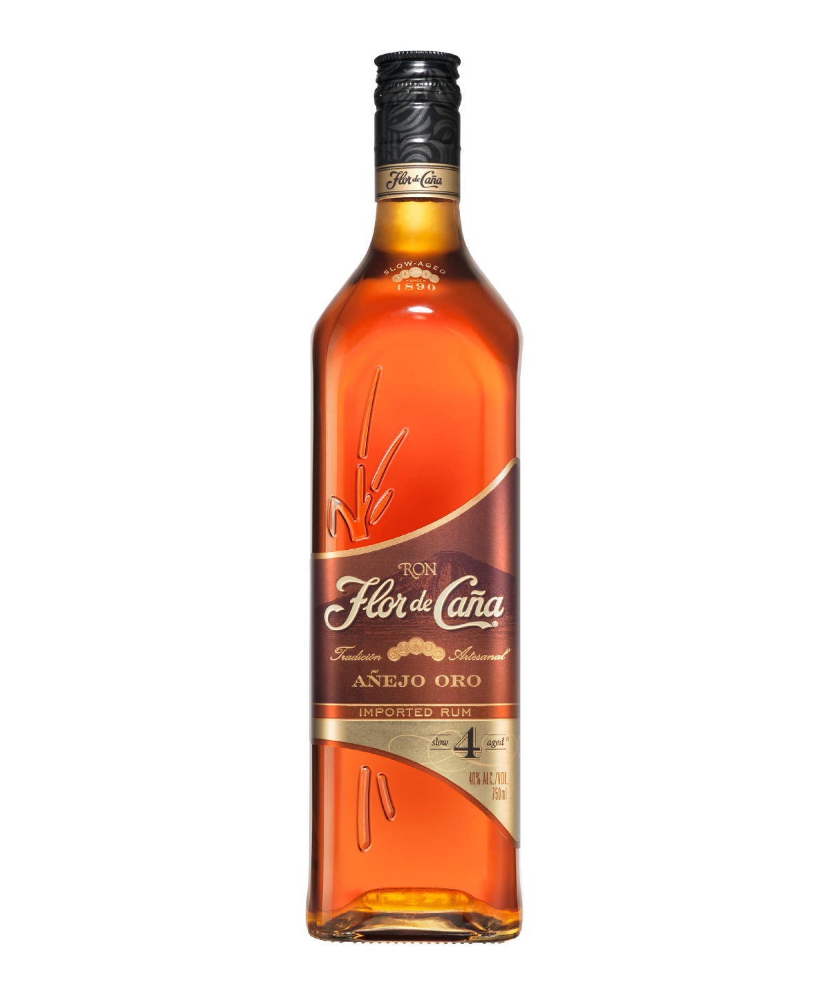 Ron Flor de Cana 4 Años Añejo Oro 750 ml