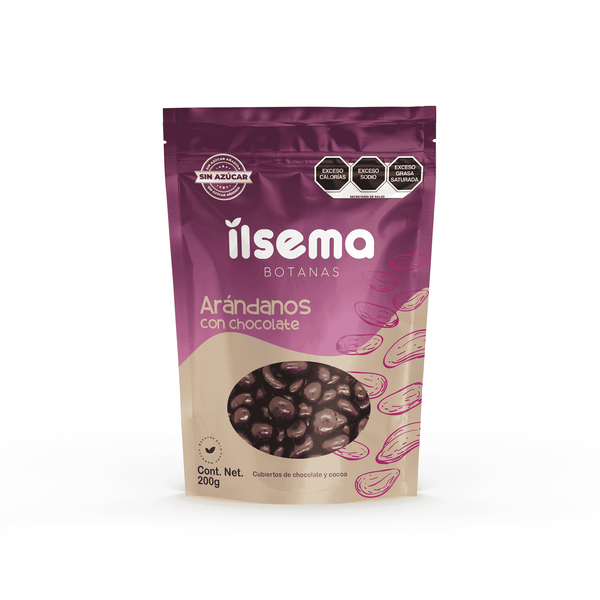 ARANDANO ILSEMA C/CHOCO S/AZUCAR 200G