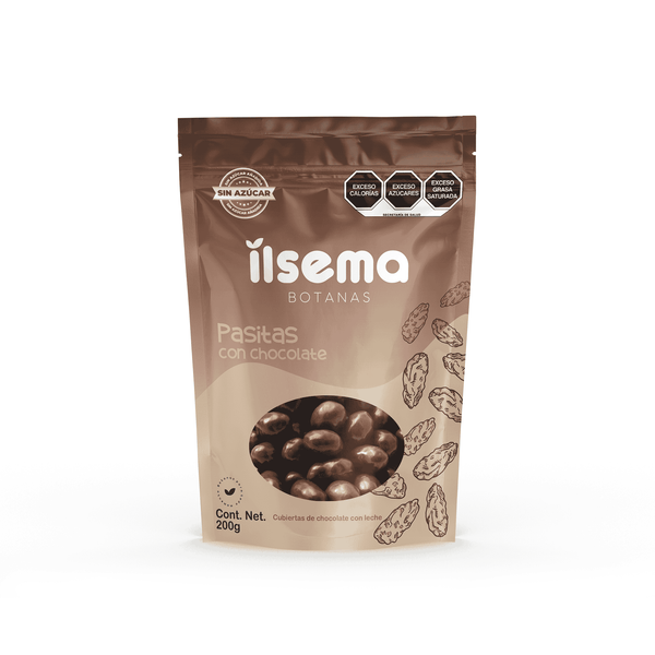 PASAS ILSEMA C/ CHOCOLATE S/AZUCAR 200G