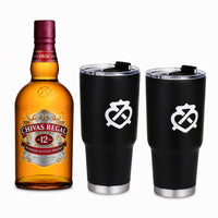 Pack Chivas Regal 12 Años 750 ml con 2 Termos