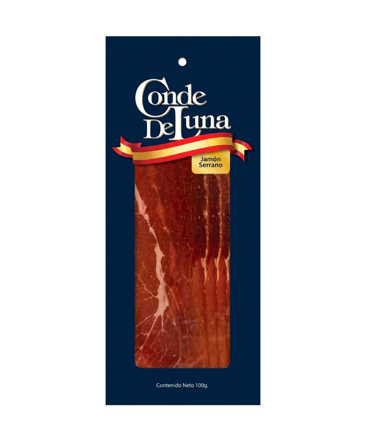 Jamon Serrano  Conde de Luna Rebanado - 100 grs