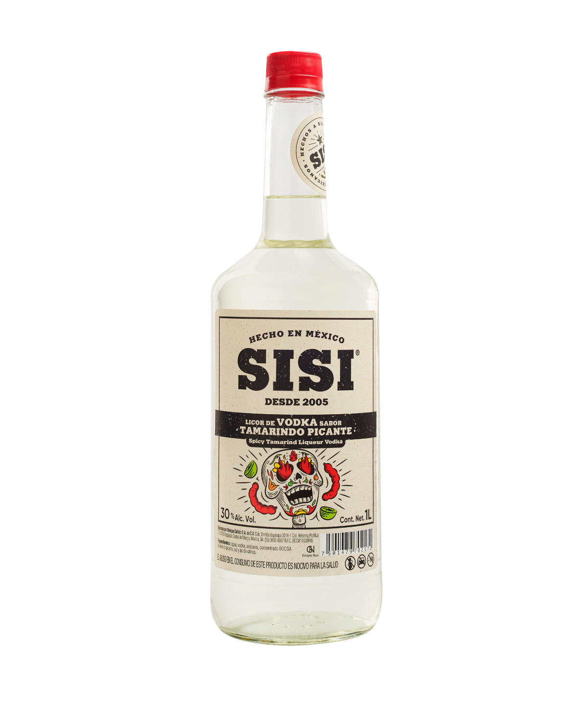 Licor Vodka Tamarindo Picante Sisi 1L