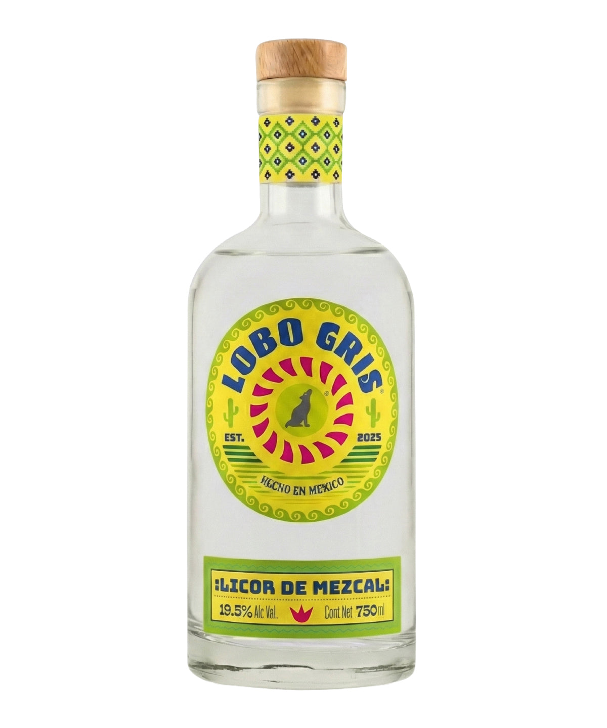 Licor de Mezcal Lobo Gris 750 ml