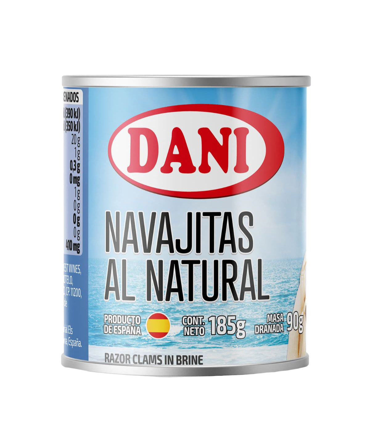 NAVAJITAS AL NATURAL DANI 90GR