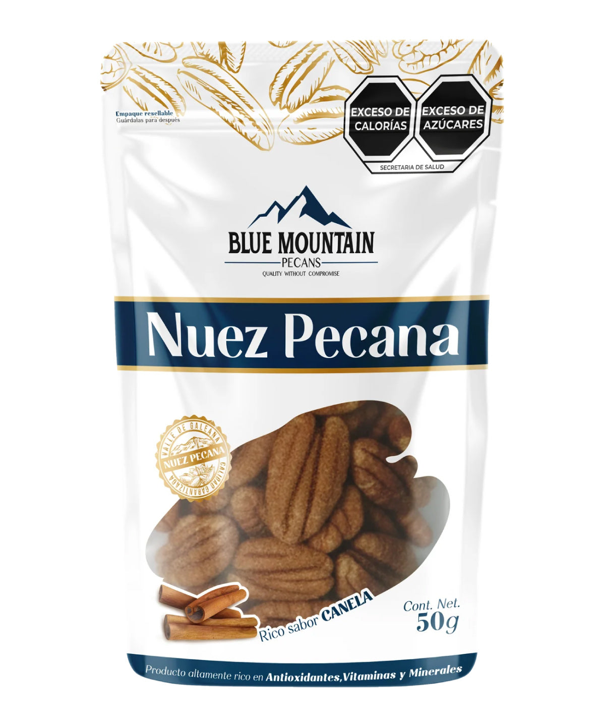 Nuez Pecana Bm Canela 50g