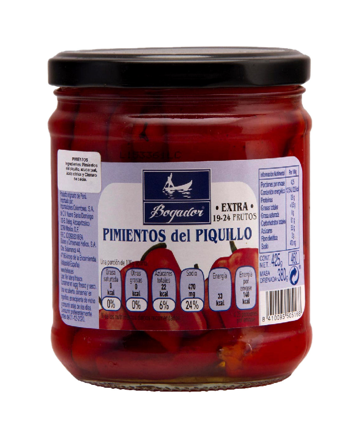 Pimiento Piquillo Bogador 425gr