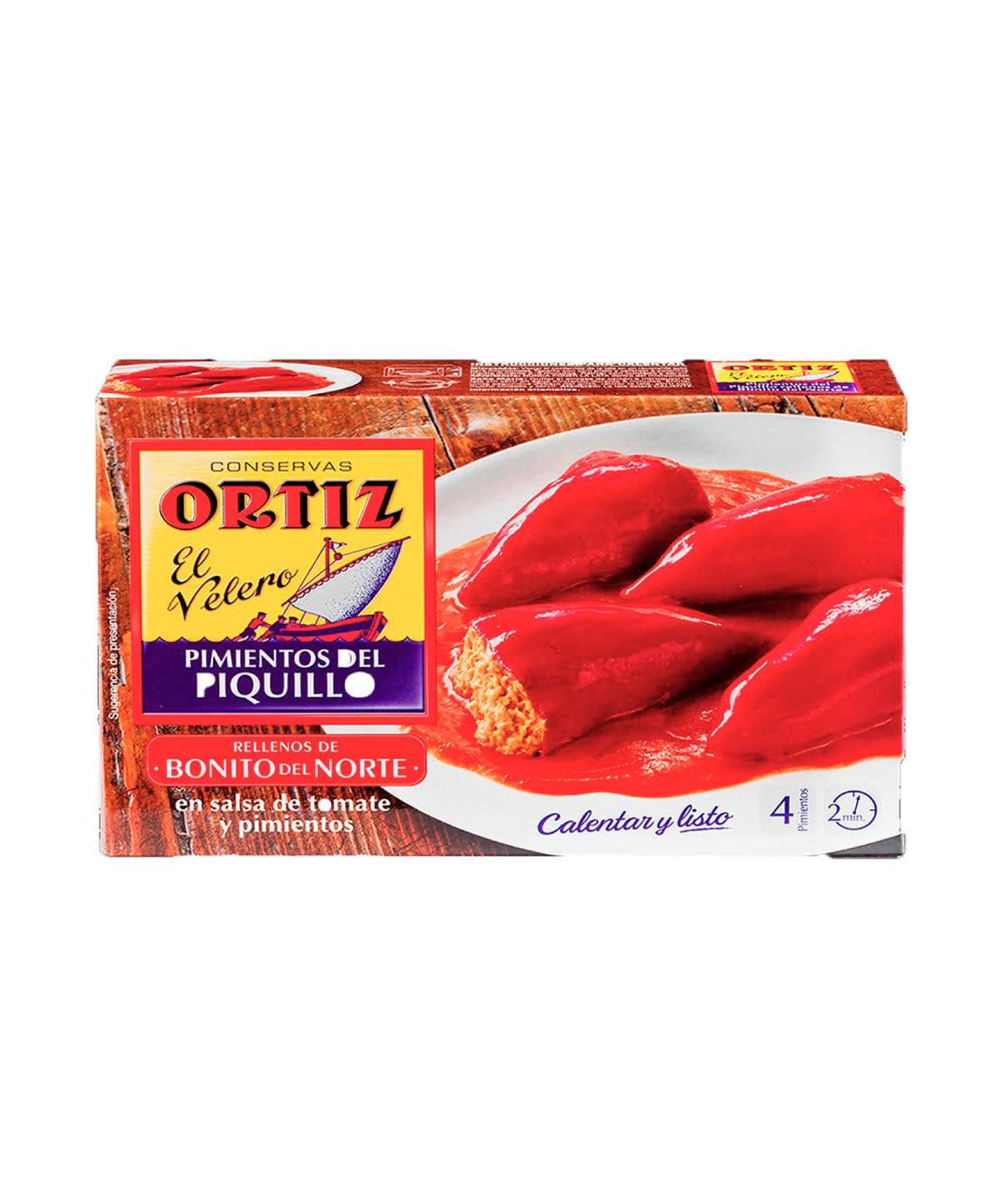 Pimientos Ortiz Rellenos De Atun Bonito 300gr