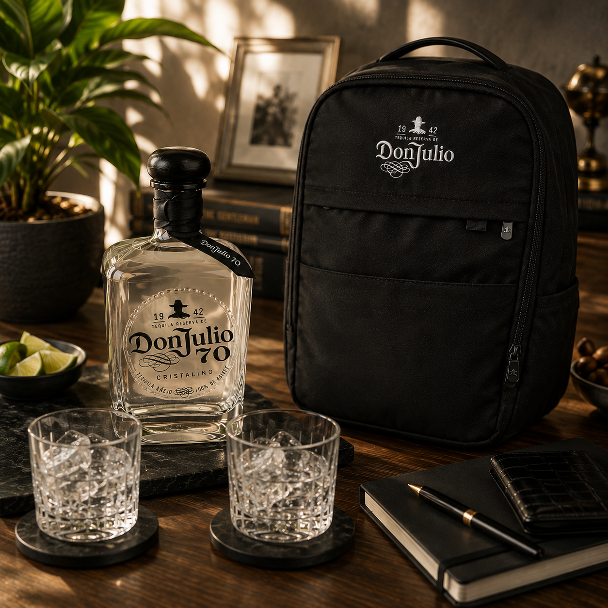 Pack Don Julio 70 Cristalino 700 ml con Mochila