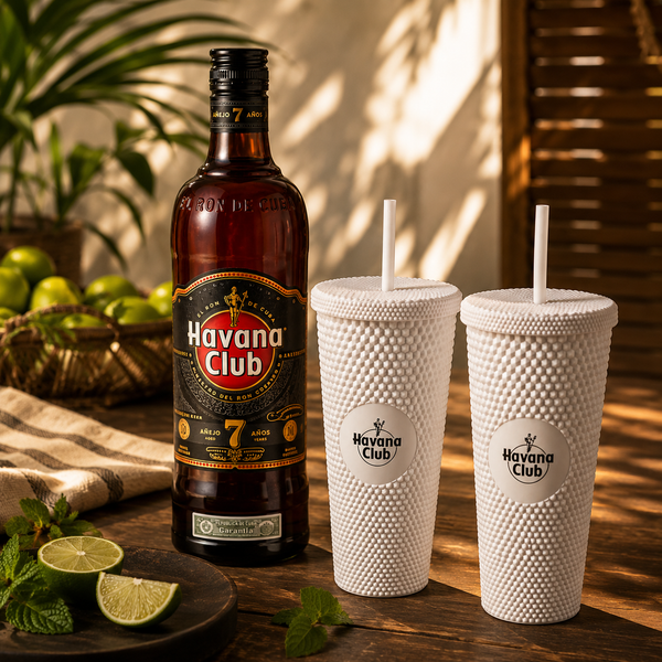 Pack Havana Club 7 Años 700 ml con 2 Termos