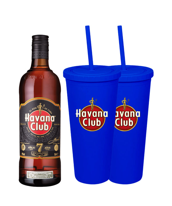 VAL RON HAVANA 7Y 700ML+TERMO AZUL