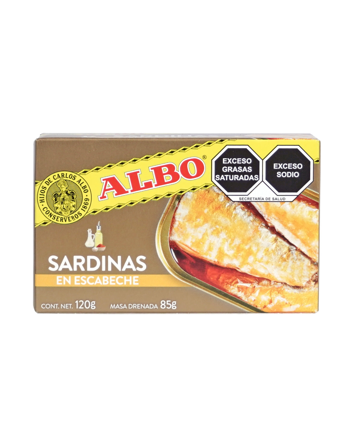 SARDINAS EN ESCABECHE ALBO 120G