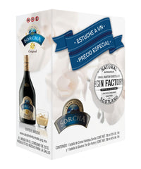 Vap Licor Sorcha 700 ml + Ginebra Factory 700ml