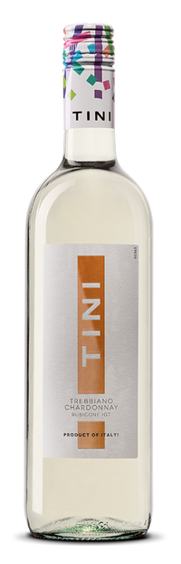 Vino Blanco Tini Trebbiano Chardonnay Rubicone IGT 750 ml